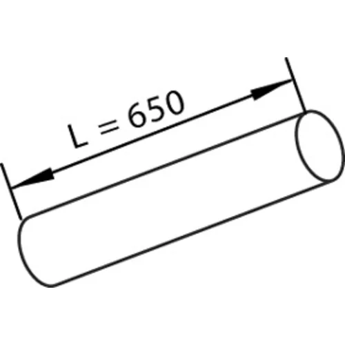 Výfukové potrubie DINEX 81660