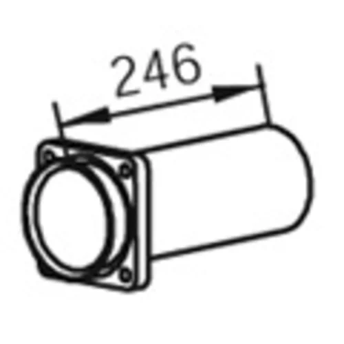 Výfukové potrubie DINEX 48129