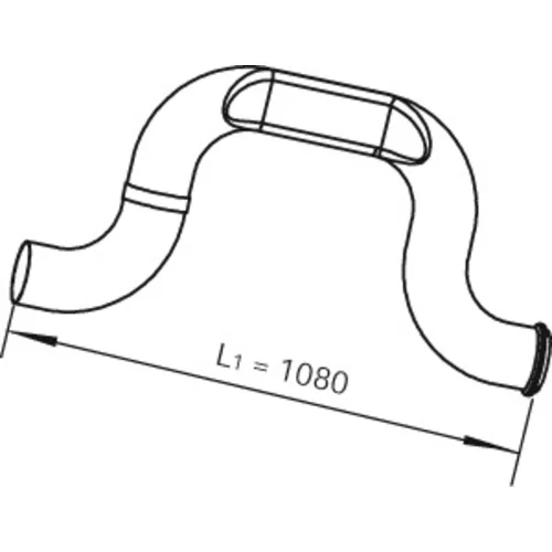 Výfukové potrubie DINEX 81686