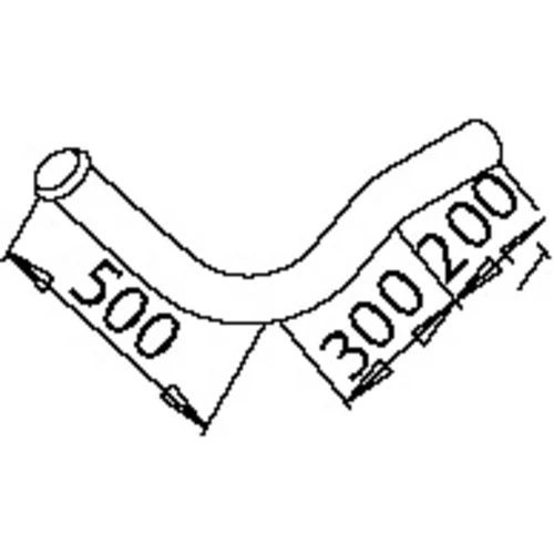 Výfukové potrubie DINEX 50204