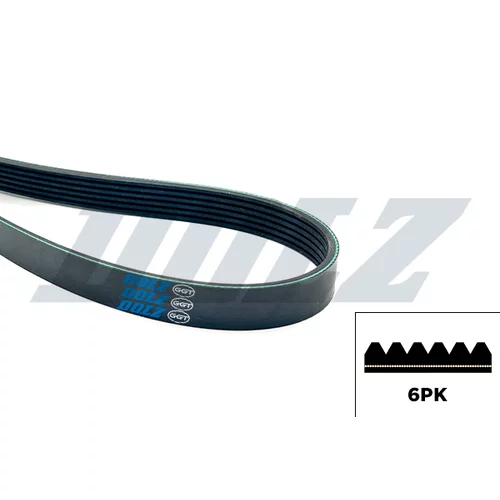 Ozubený klinový remeň DOLZ 05KD6PK1003