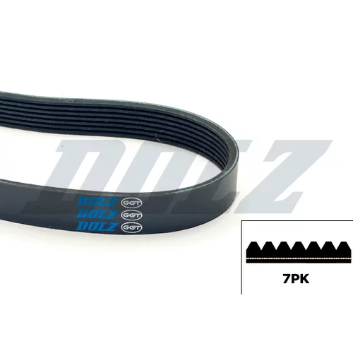 Ozubený klinový remeň DOLZ 05KD7PK2683