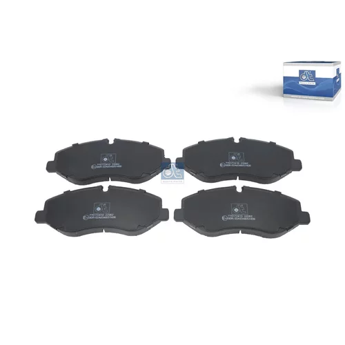Sada brzdových platničiek kotúčovej brzdy DT Spare Parts 4.00521