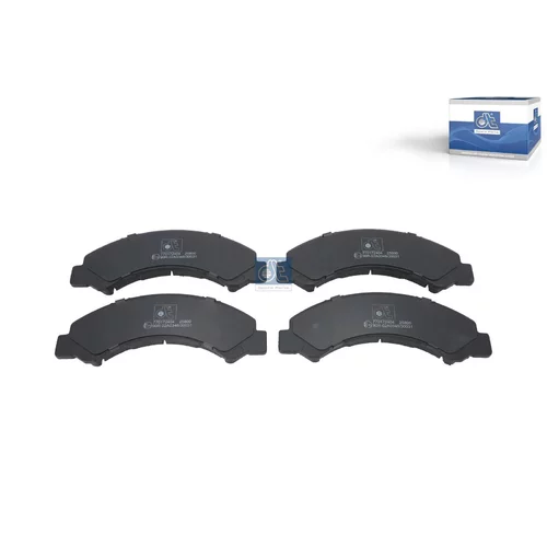 Sada brzdových platničiek kotúčovej brzdy DT Spare Parts 15.00001