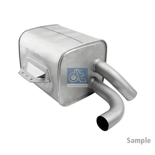 Stredný/zadný tlmič výfuku DT Spare Parts 4.68532