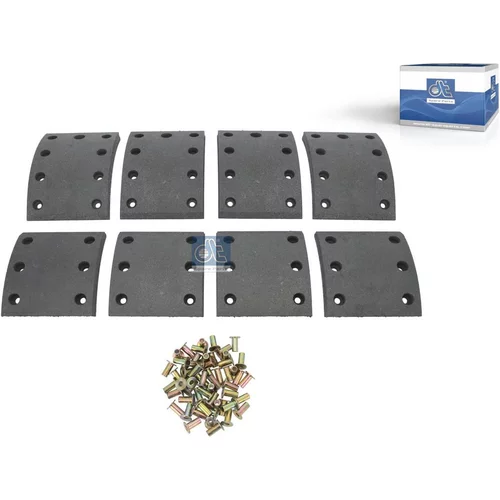 Sada brzd. oblož., Bubn. brzda DT Spare Parts 4.95003
