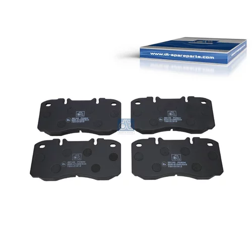 Sada brzdových platničiek kotúčovej brzdy DT Spare Parts 7.92600