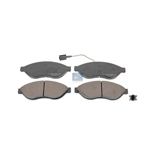 Sada brzdových platničiek kotúčovej brzdy DT Spare Parts 12.93100