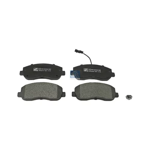 Sada brzdových platničiek kotúčovej brzdy DT Spare Parts 6.95121