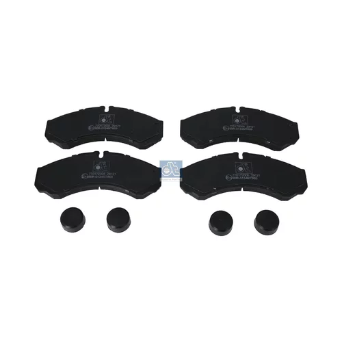 Sada brzdových platničiek kotúčovej brzdy DT Spare Parts 7.92616
