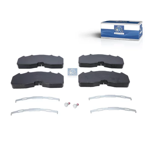 Sada brzdových platničiek kotúčovej brzdy DT Spare Parts 1.35032