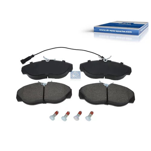 Sada brzdových platničiek kotúčovej brzdy DT Spare Parts 12.93109