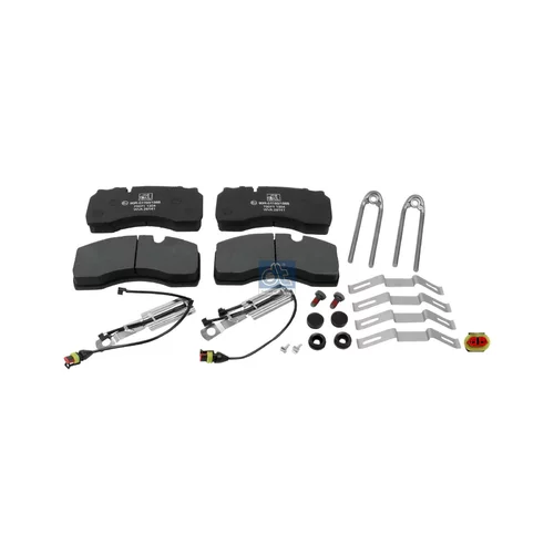 Sada brzdových platničiek kotúčovej brzdy DT Spare Parts 5.92121