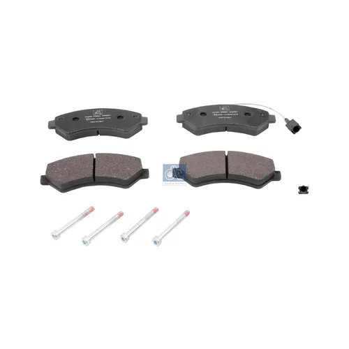 Sada brzdových platničiek kotúčovej brzdy DT Spare Parts 12.93101