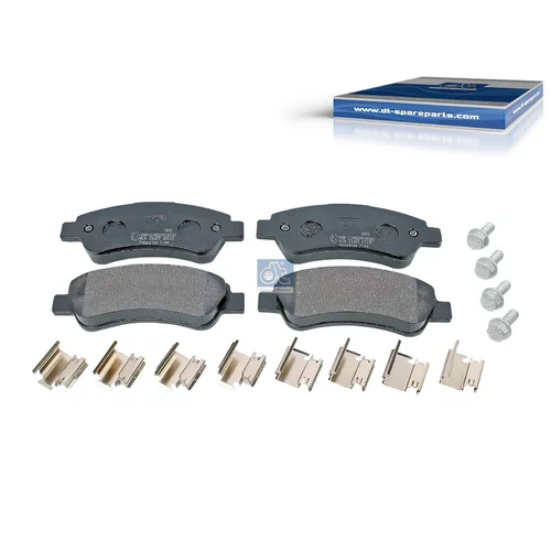 Sada brzdových platničiek kotúčovej brzdy DT Spare Parts 12.93102