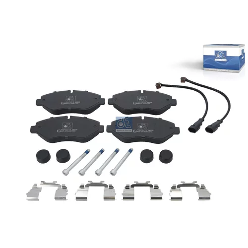 Sada brzdových platničiek kotúčovej brzdy DT Spare Parts 7.00269