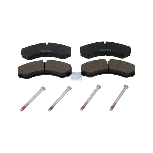 Sada brzdových platničiek kotúčovej brzdy DT Spare Parts 7.92615