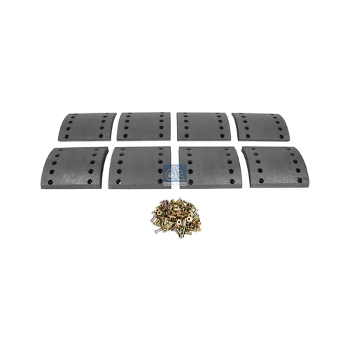 Sada brzd. oblož., Bubn. brzda DT Spare Parts 10.33027