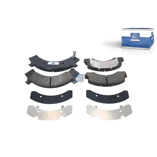 Sada brzdových platničiek kotúčovej brzdy DT Spare Parts 15.00003