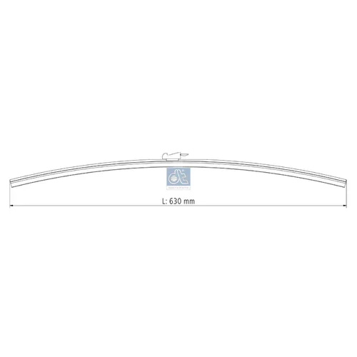 Stieracia lišta DT Spare Parts 7.80190