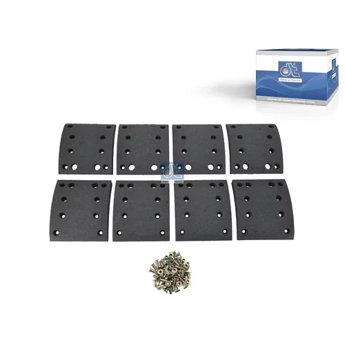 Sada brzd. oblož., Bubn. brzda DT Spare Parts 4.91136