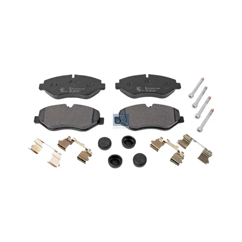 Sada brzdových platničiek kotúčovej brzdy DT Spare Parts 7.92607