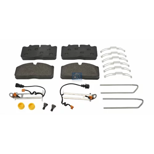 Sada brzdových platničiek kotúčovej brzdy DT Spare Parts 6.95100
