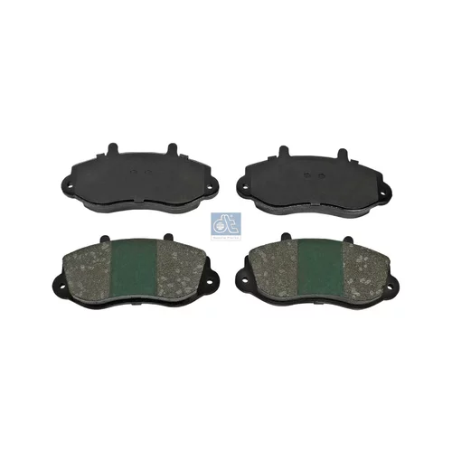 Sada brzdových platničiek kotúčovej brzdy DT Spare Parts 6.95119