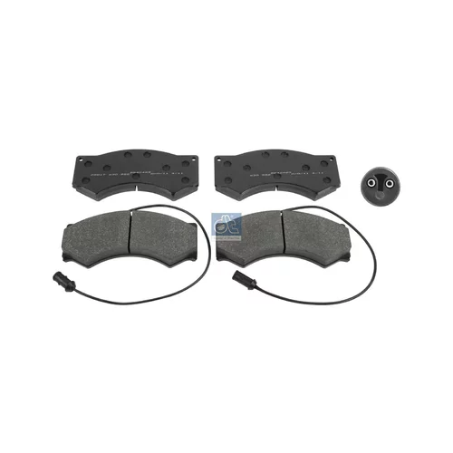 Sada brzdových platničiek kotúčovej brzdy DT Spare Parts 7.92604