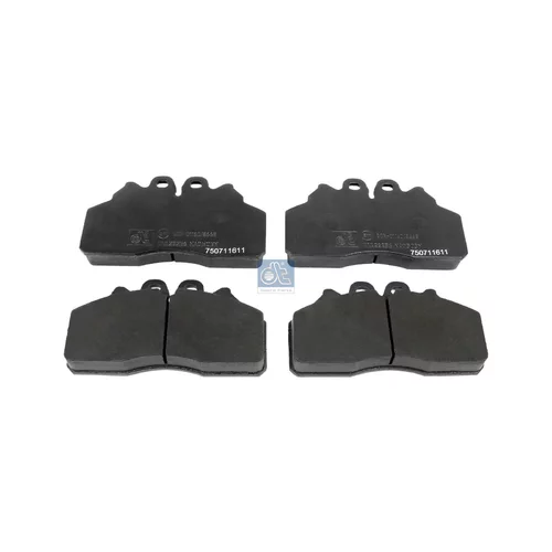 Sada brzdových platničiek kotúčovej brzdy DT Spare Parts 7.92605