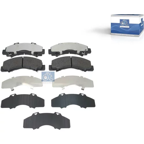 Sada brzdových platničiek kotúčovej brzdy DT Spare Parts 15.00004