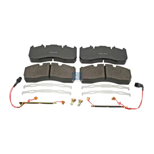 Sada brzdových platničiek kotúčovej brzdy 6.95113 (DT Spare Parts)