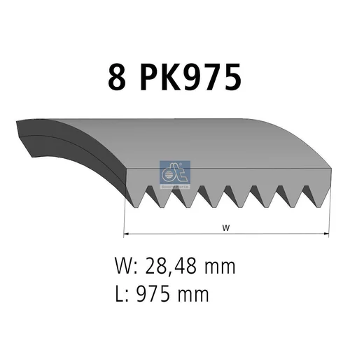 Ozubený klinový remeň 2.21059 (DT Spare Parts)