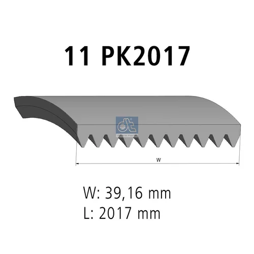 Ozubený klinový remeň DT Spare Parts 4.80699