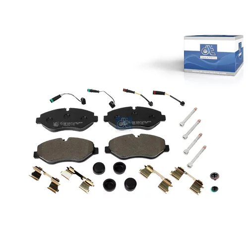 Sada brzdových platničiek kotúčovej brzdy DT Spare Parts 4.90938