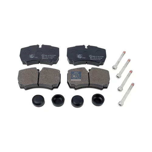 Sada brzdových platničiek kotúčovej brzdy DT Spare Parts 7.92614