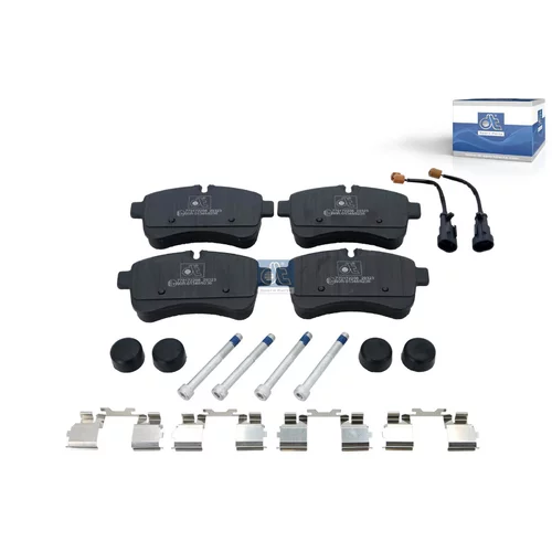 Sada brzdových platničiek kotúčovej brzdy DT Spare Parts 7.00270
