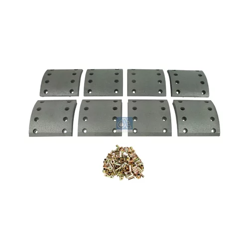 Sada brzd. oblož., Bubn. brzda DT Spare Parts 10.13007