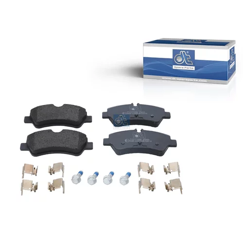 Sada brzdových platničiek kotúčovej brzdy DT Spare Parts 13.93106