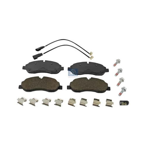 Sada brzdových platničiek kotúčovej brzdy DT Spare Parts 13.93108