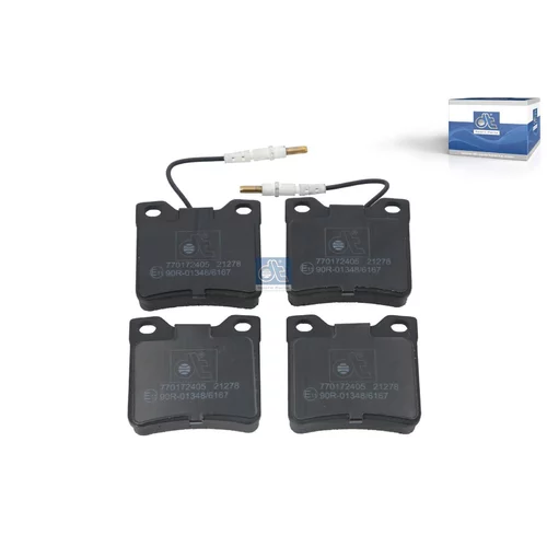Sada brzdových platničiek kotúčovej brzdy DT Spare Parts 4.00300