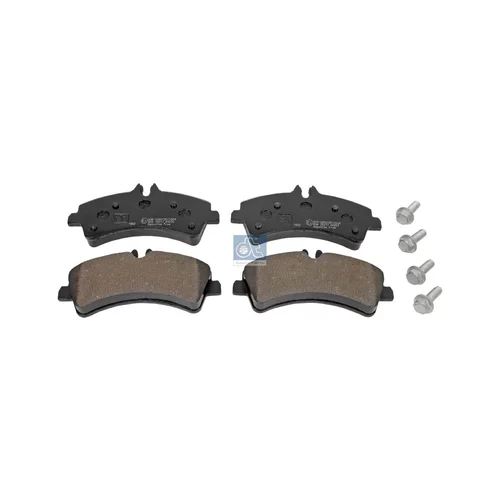 Sada brzdových platničiek kotúčovej brzdy DT Spare Parts 4.91901