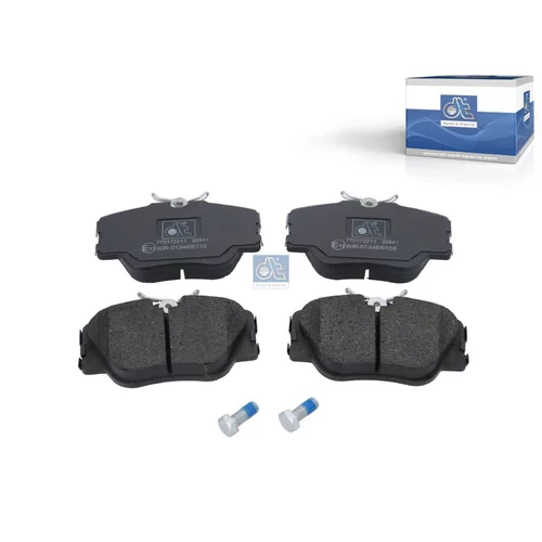 Sada brzdových platničiek kotúčovej brzdy DT Spare Parts 4.92247