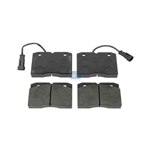Sada brzdových platničiek kotúčovej brzdy DT Spare Parts 7.92624