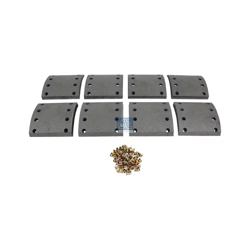 Sada brzd. oblož., Bubn. brzda DT Spare Parts 10.33015