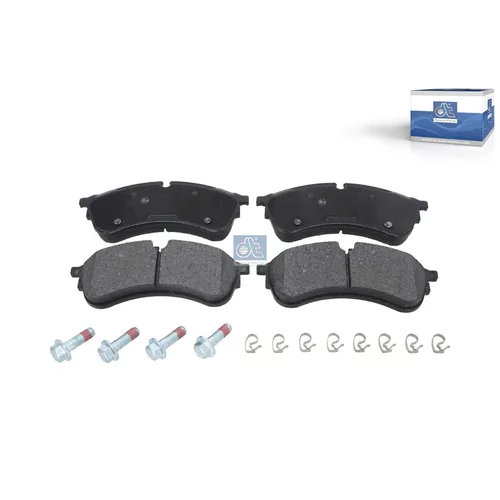 Sada brzdových platničiek kotúčovej brzdy DT Spare Parts 11.62516