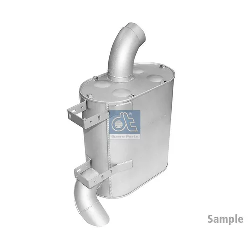 Stredný/zadný tlmič výfuku DT Spare Parts 6.37027