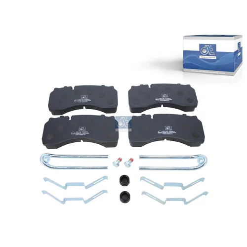 Sada brzdových platničiek kotúčovej brzdy DT Spare Parts 6.95102