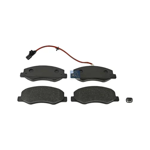 Sada brzdových platničiek kotúčovej brzdy DT Spare Parts 6.95123