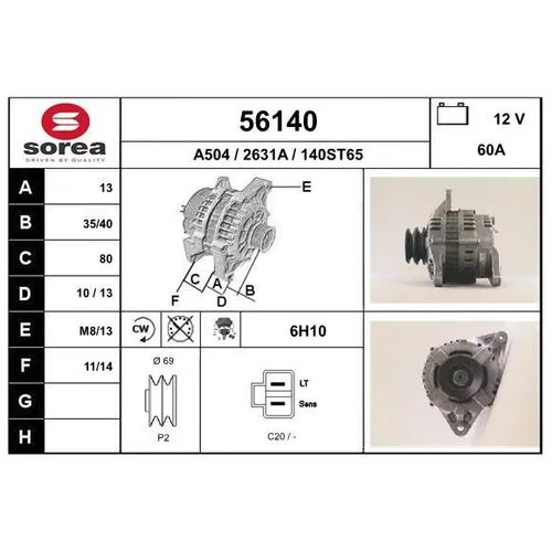 Alternátor EAI 56140